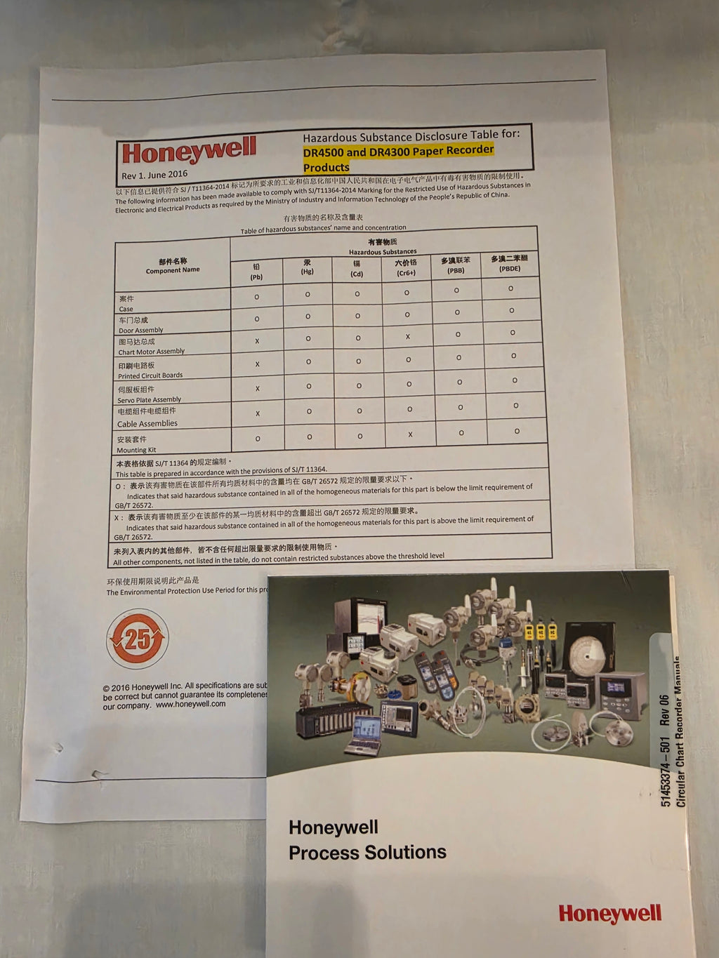 Chart Recorder | Honeywell Truline DR4500 Chart Recorder