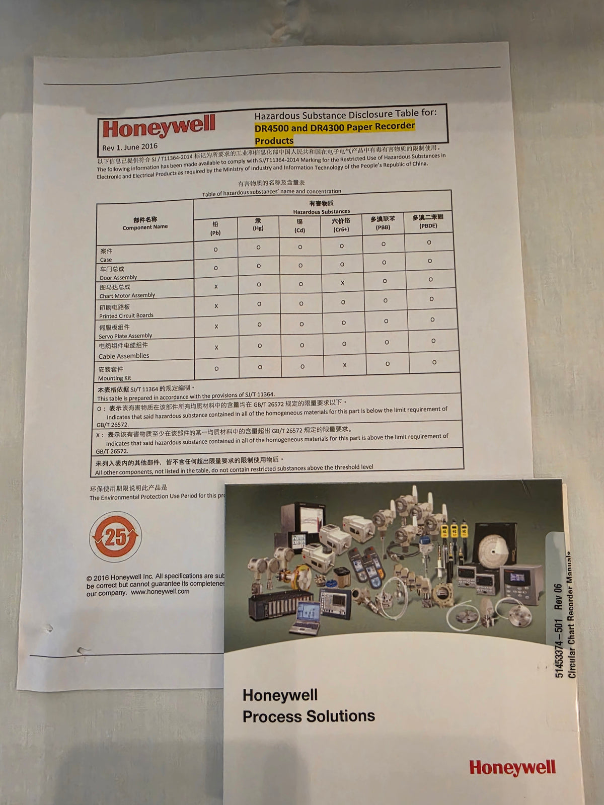 Chart Recorder | Honeywell Truline DR4500 Chart Recorder