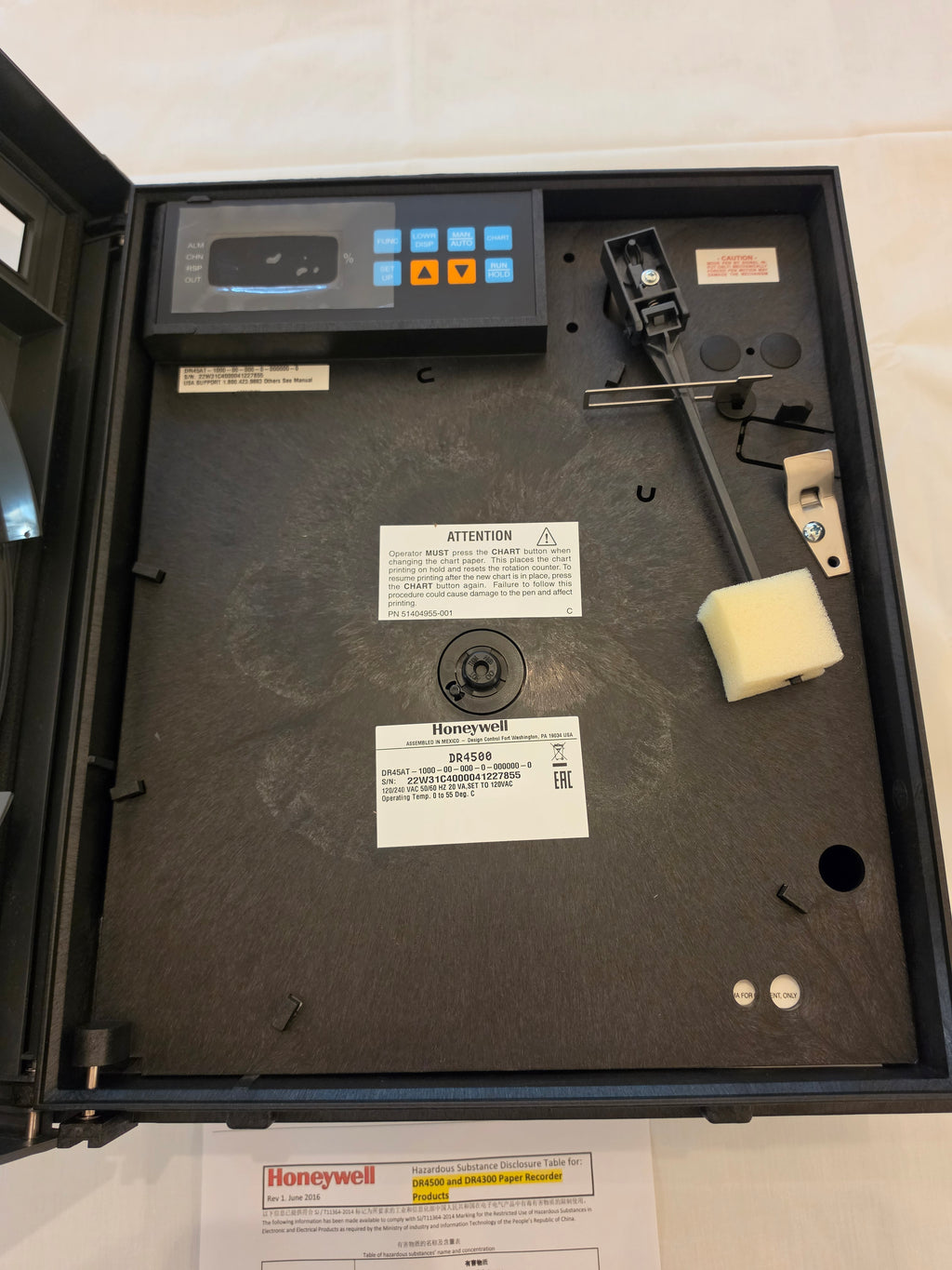 Chart Recorder | Honeywell Truline DR4500 Chart Recorder