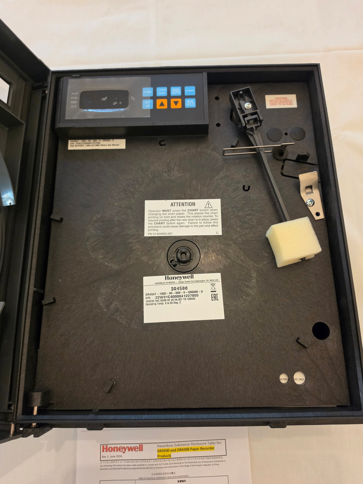 Chart Recorder | Honeywell Truline DR4500 Chart Recorder